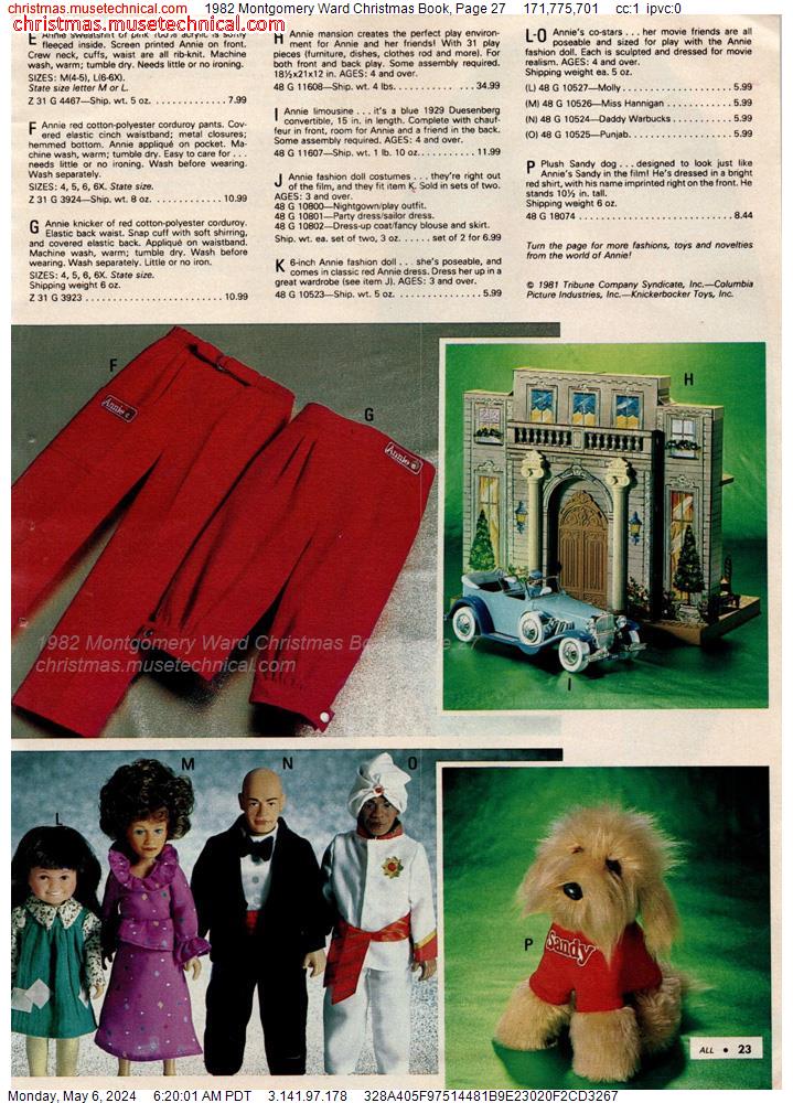 1982 Montgomery Ward Christmas Book, Page 27