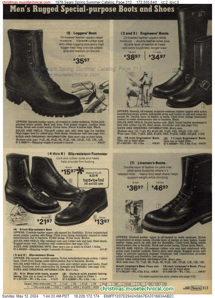 1976 Sears Spring Summer Catalog, Page 313