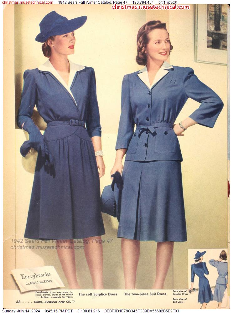 1942 Sears Fall Winter Catalog, Page 47