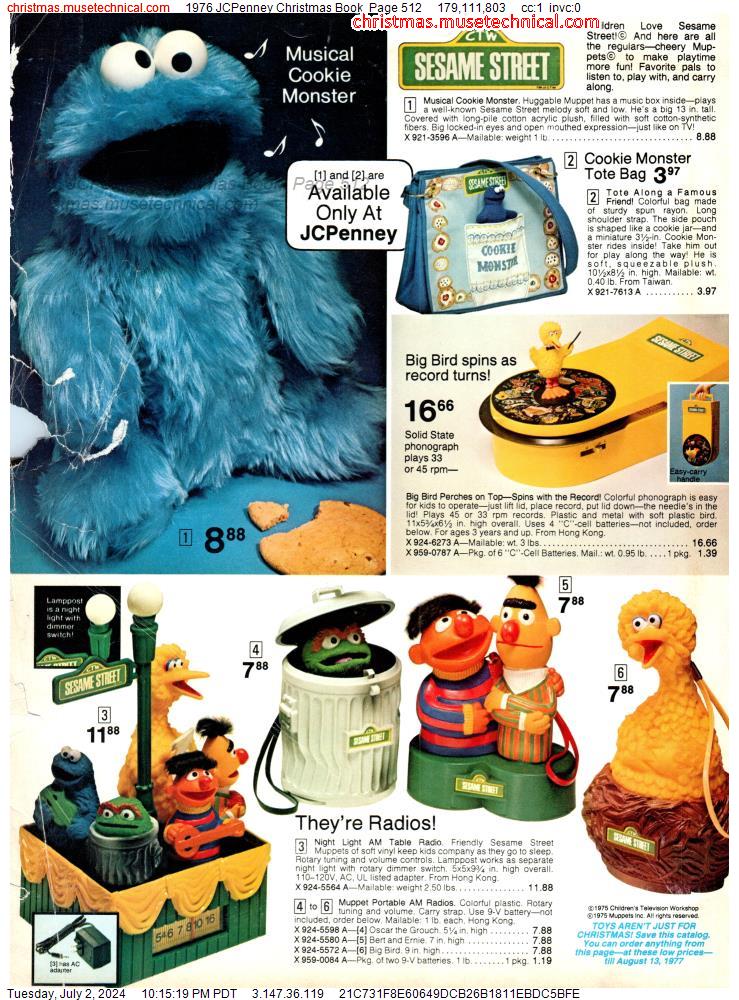 1976 JCPenney Christmas Book, Page 512