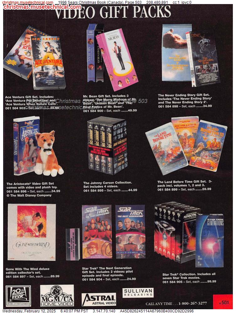 1996 Sears Christmas Book (Canada), Page 503