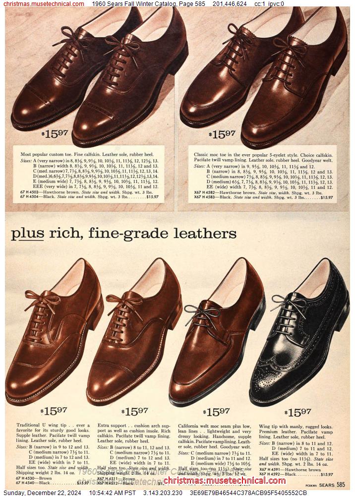 1960 Sears Fall Winter Catalog, Page 585