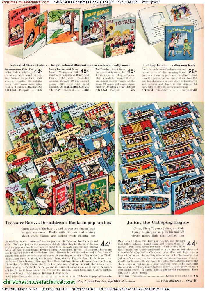 1945 Sears Christmas Book, Page 81
