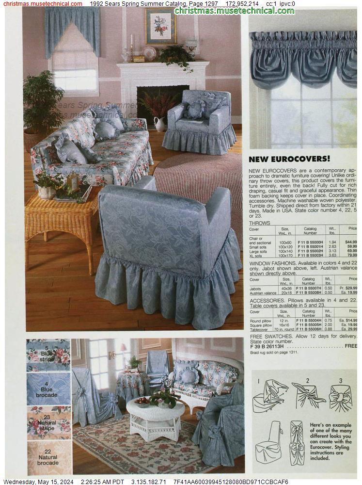1992 Sears Spring Summer Catalog, Page 1297