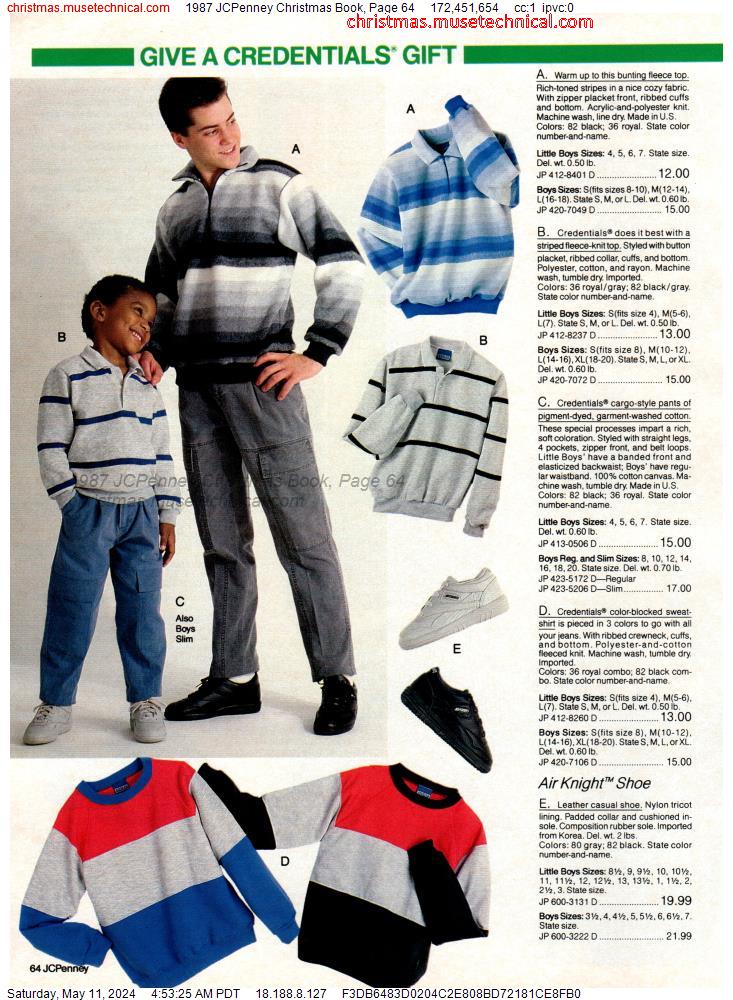 1987 JCPenney Christmas Book, Page 64