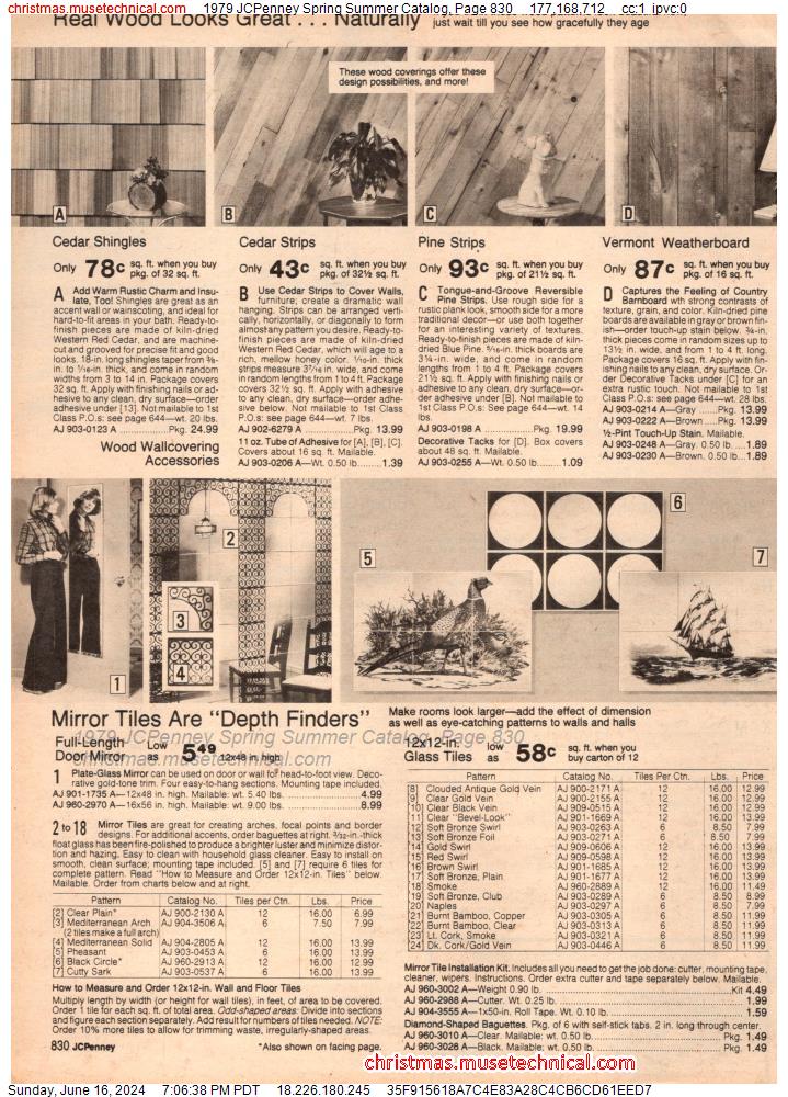 1979 JCPenney Spring Summer Catalog, Page 830