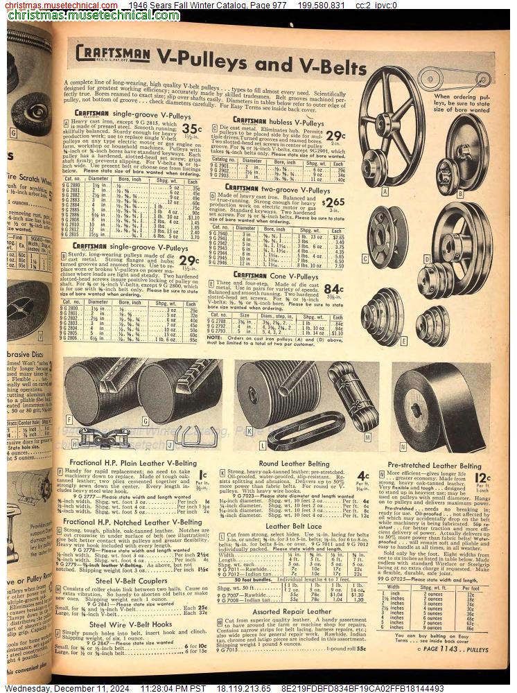 1946 Sears Fall Winter Catalog, Page 977