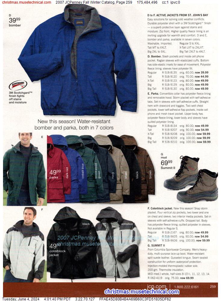 2007 JCPenney Fall Winter Catalog, Page 259