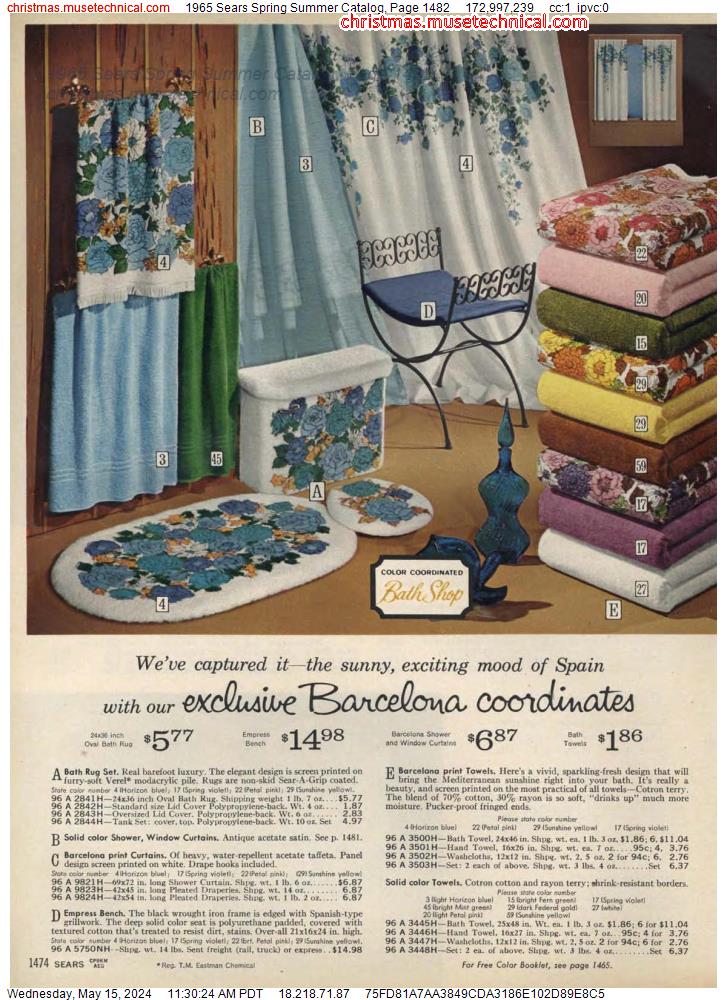1965 Sears Spring Summer Catalog, Page 1482