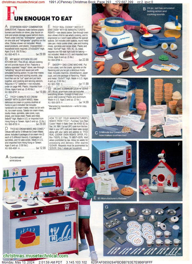 1991 JCPenney Christmas Book, Page 393