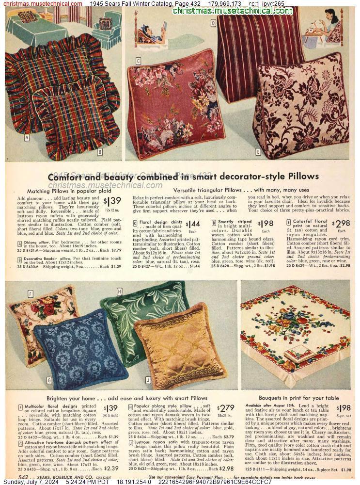 1945 Sears Fall Winter Catalog, Page 432