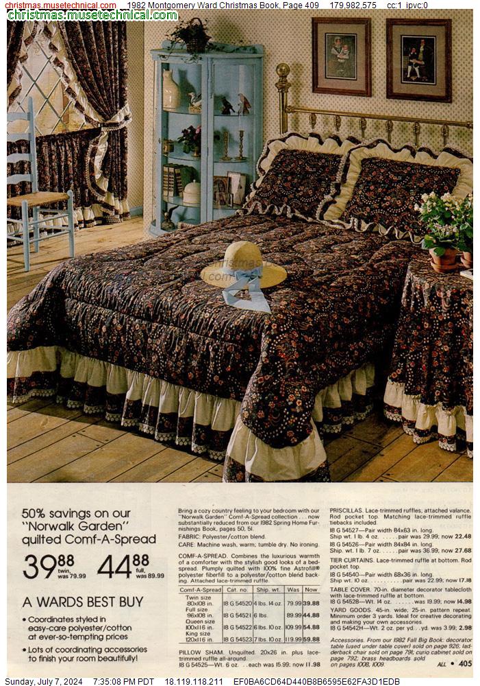 1982 Montgomery Ward Christmas Book, Page 409