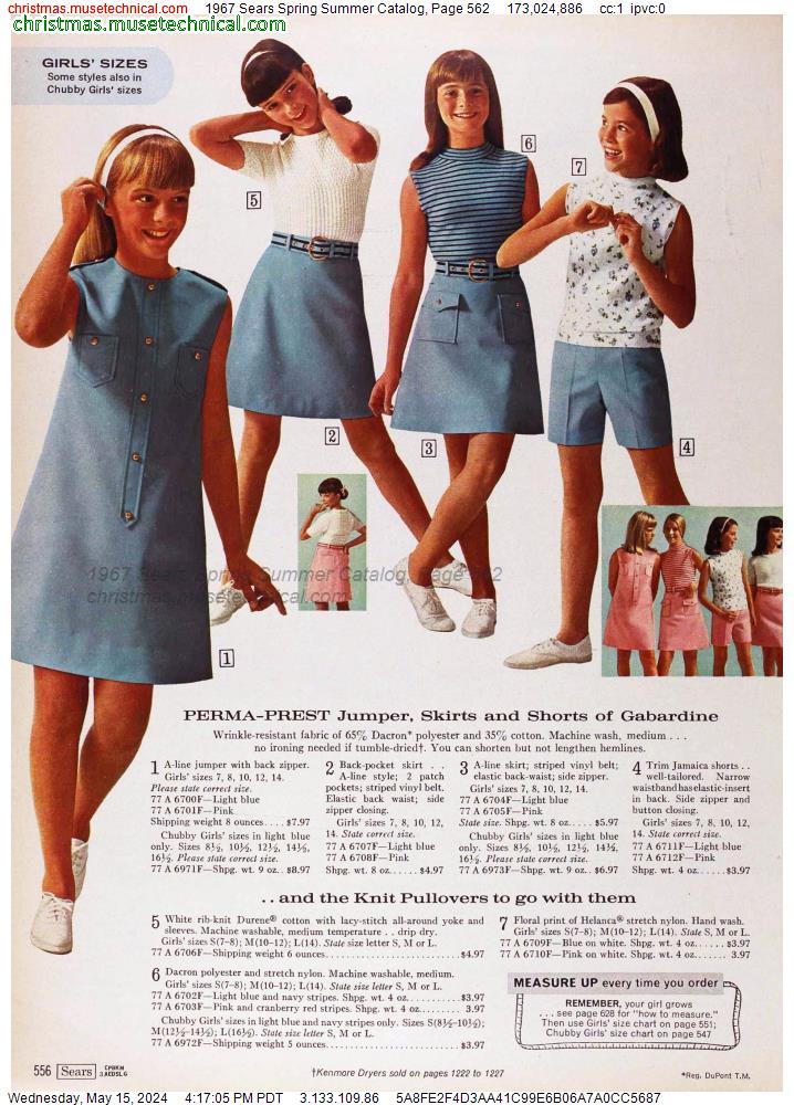 1967 Sears Spring Summer Catalog, Page 562
