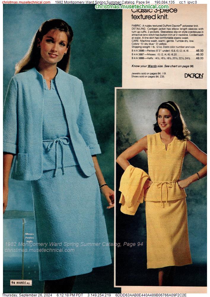 1982 Montgomery Ward Spring Summer Catalog, Page 94