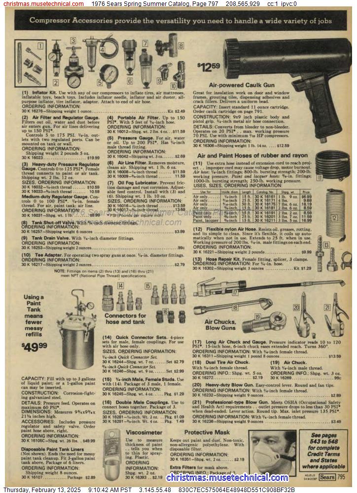 1976 Sears Spring Summer Catalog, Page 797