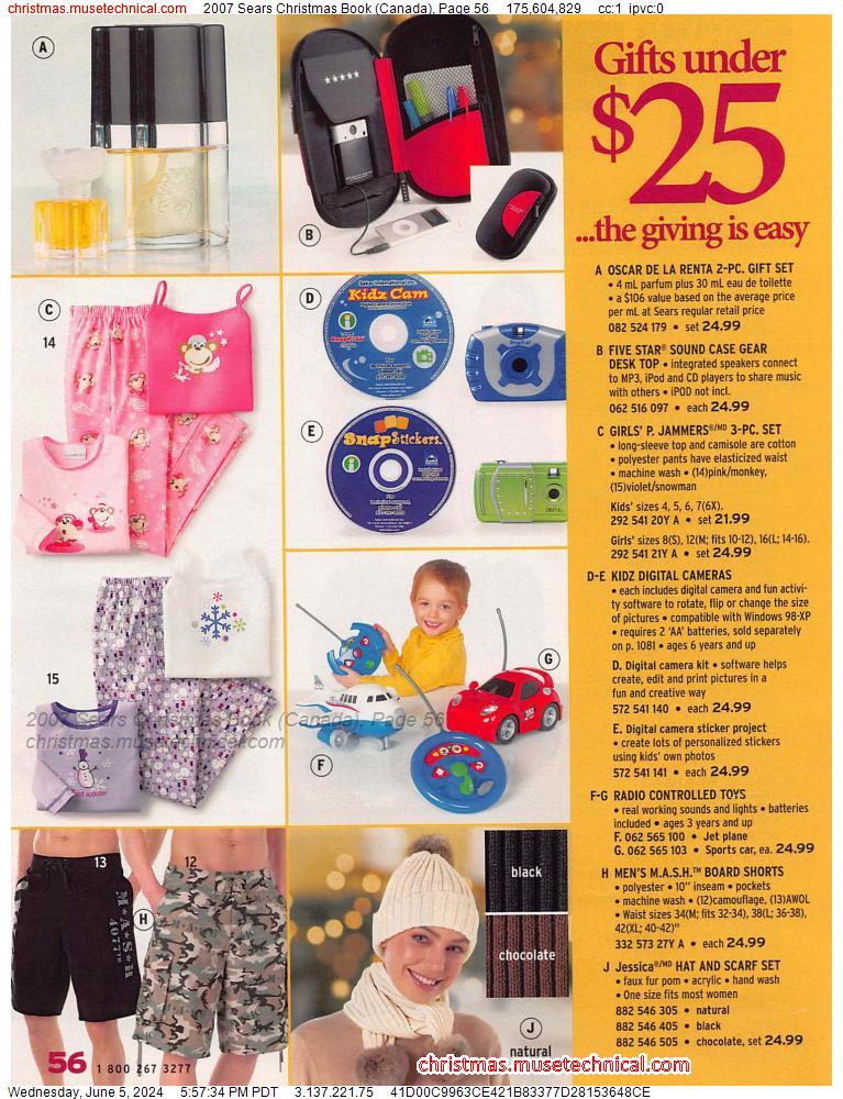 2007 Sears Christmas Book (Canada), Page 56