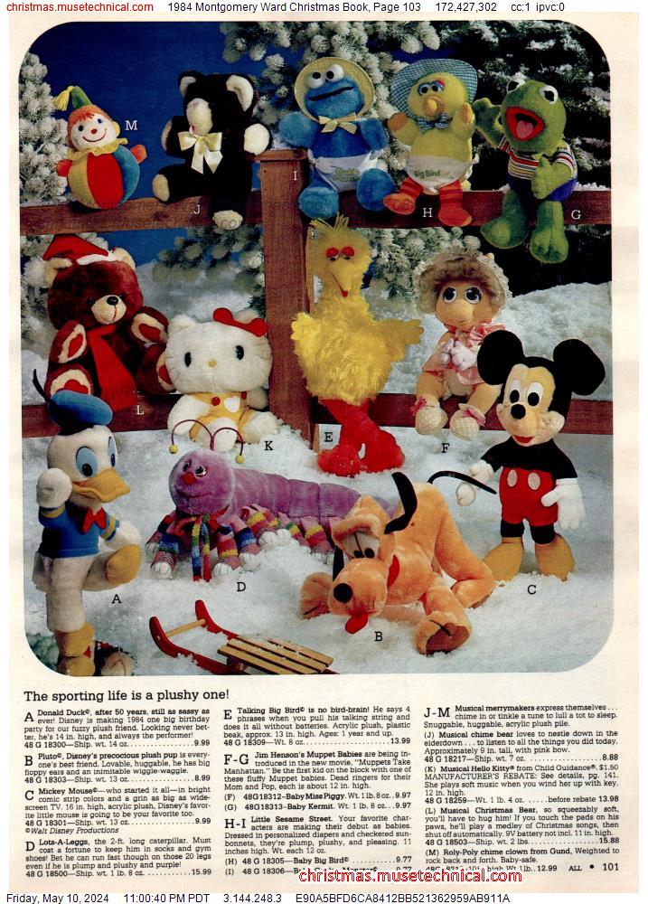 1984 Montgomery Ward Christmas Book, Page 103
