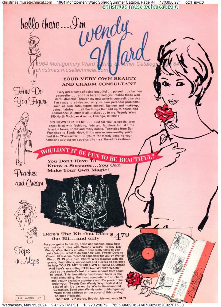 1964 Montgomery Ward Spring Summer Catalog, Page 84