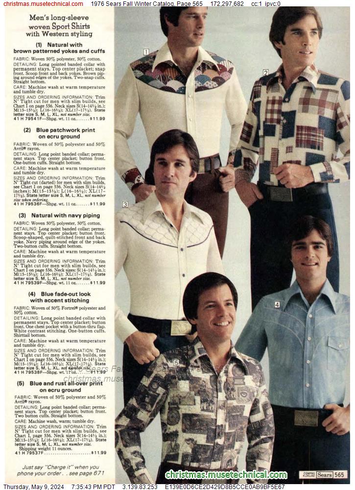 1976 Sears Fall Winter Catalog, Page 565