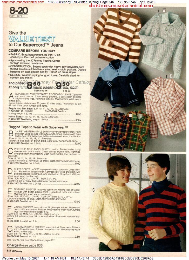 1979 JCPenney Fall Winter Catalog, Page 546