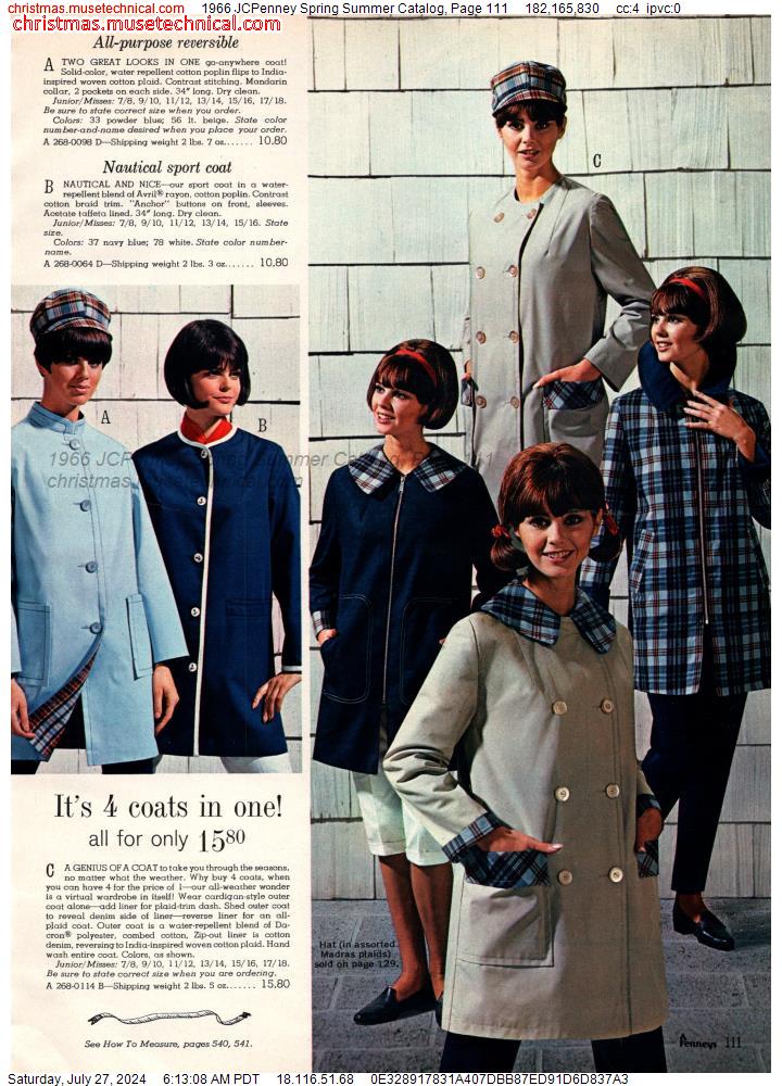 1966 JCPenney Spring Summer Catalog, Page 111