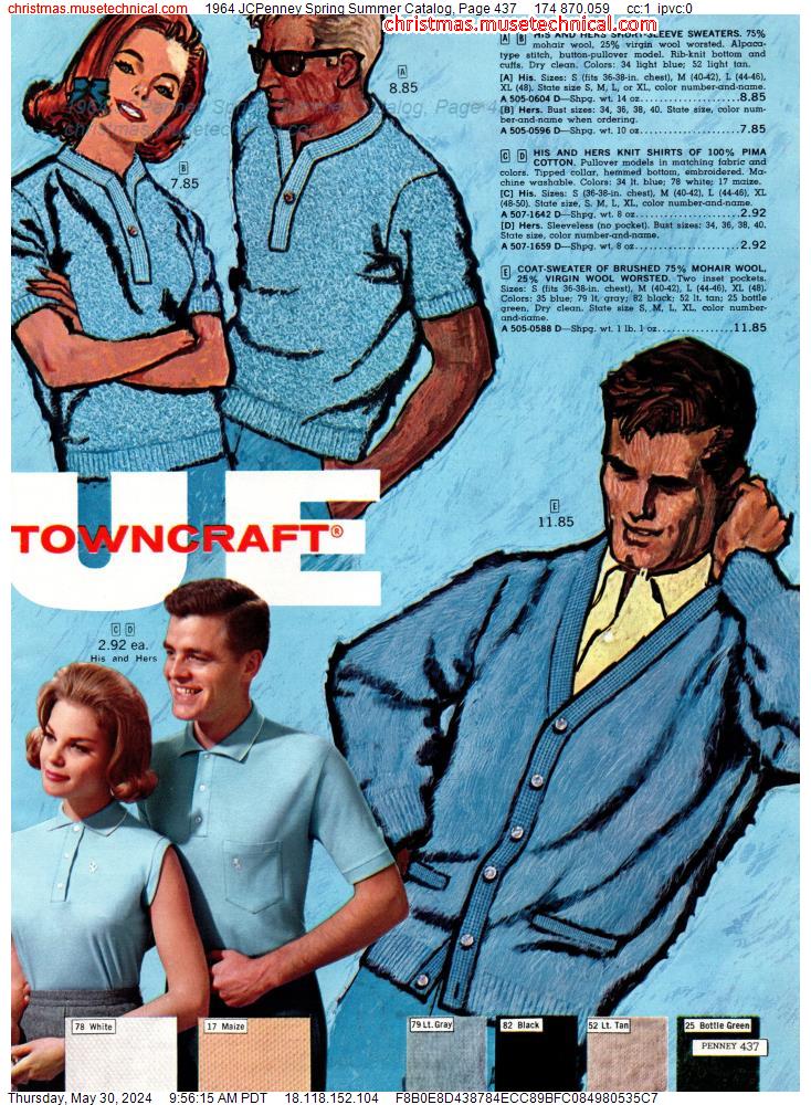 1964 JCPenney Spring Summer Catalog, Page 437