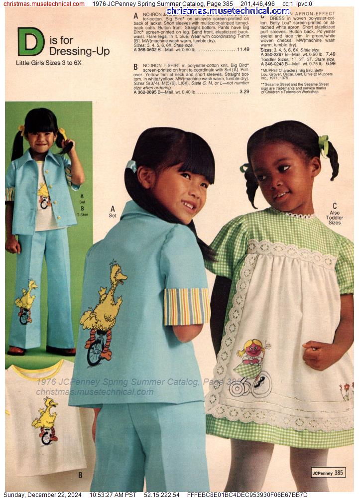 1976 JCPenney Spring Summer Catalog, Page 385