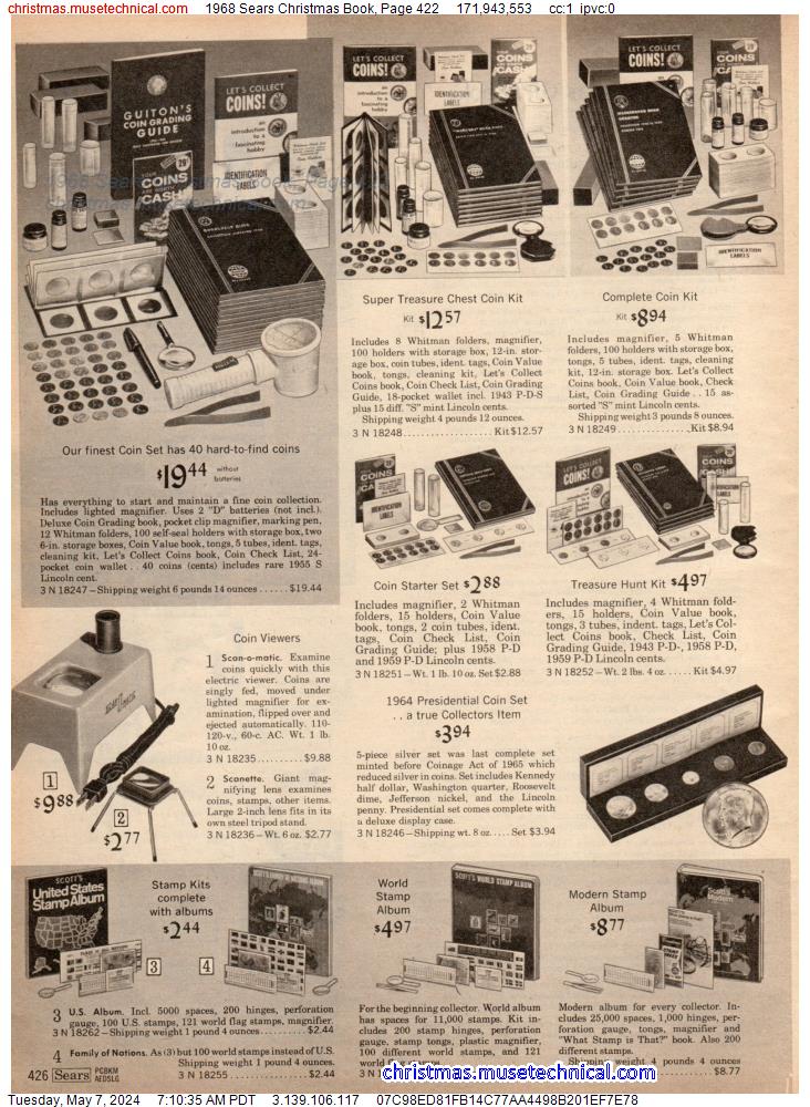 1968 Sears Christmas Book, Page 422