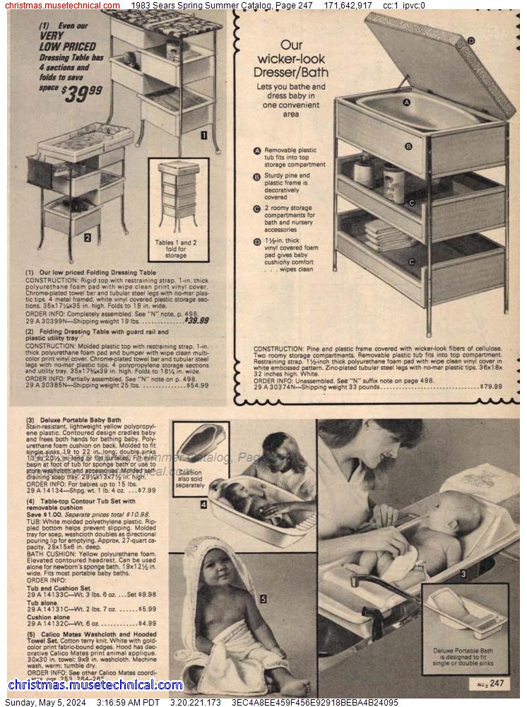 1983 Sears Spring Summer Catalog, Page 247