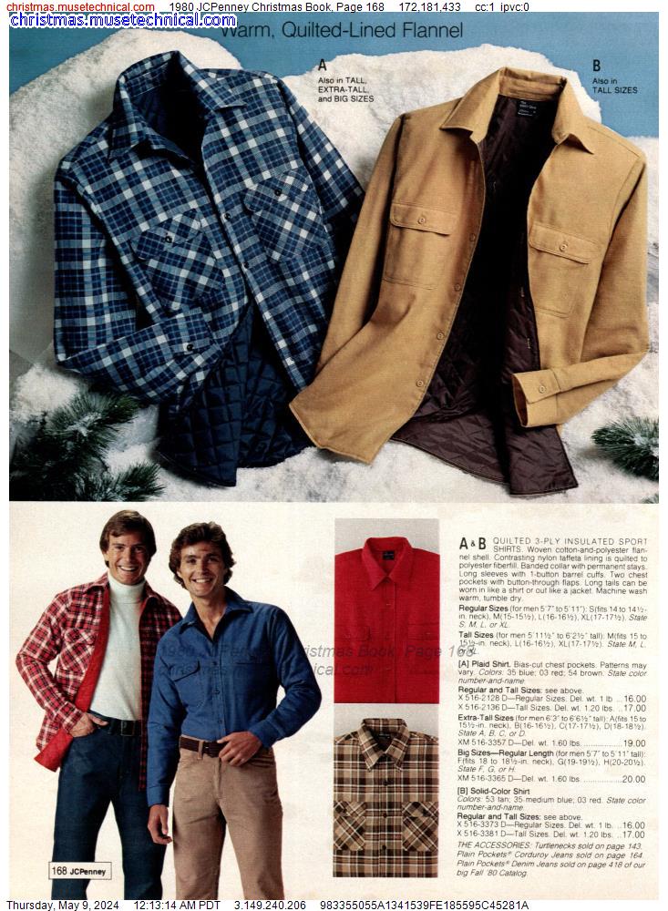 1980 JCPenney Christmas Book, Page 168