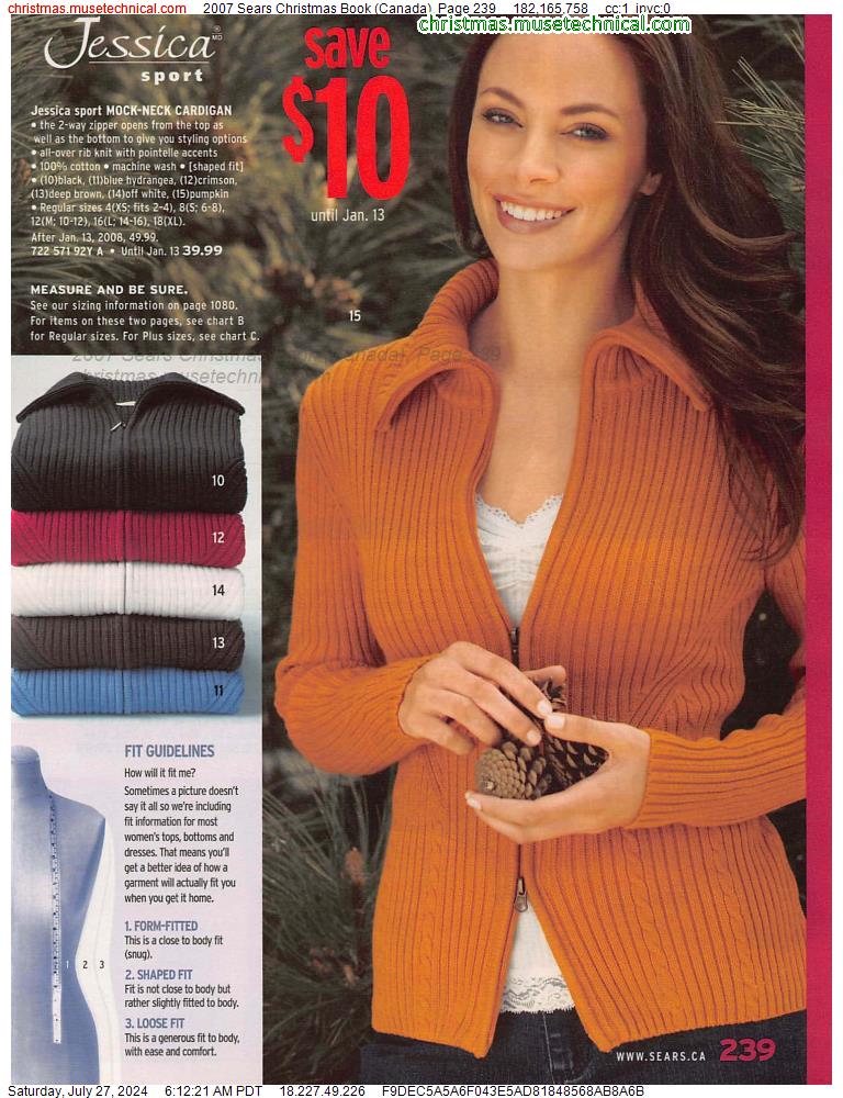 2007 Sears Christmas Book (Canada), Page 239