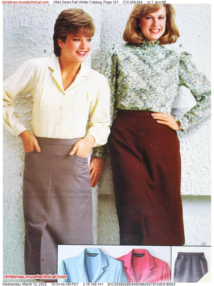 1984 Sears Fall Winter Catalog, Page 121