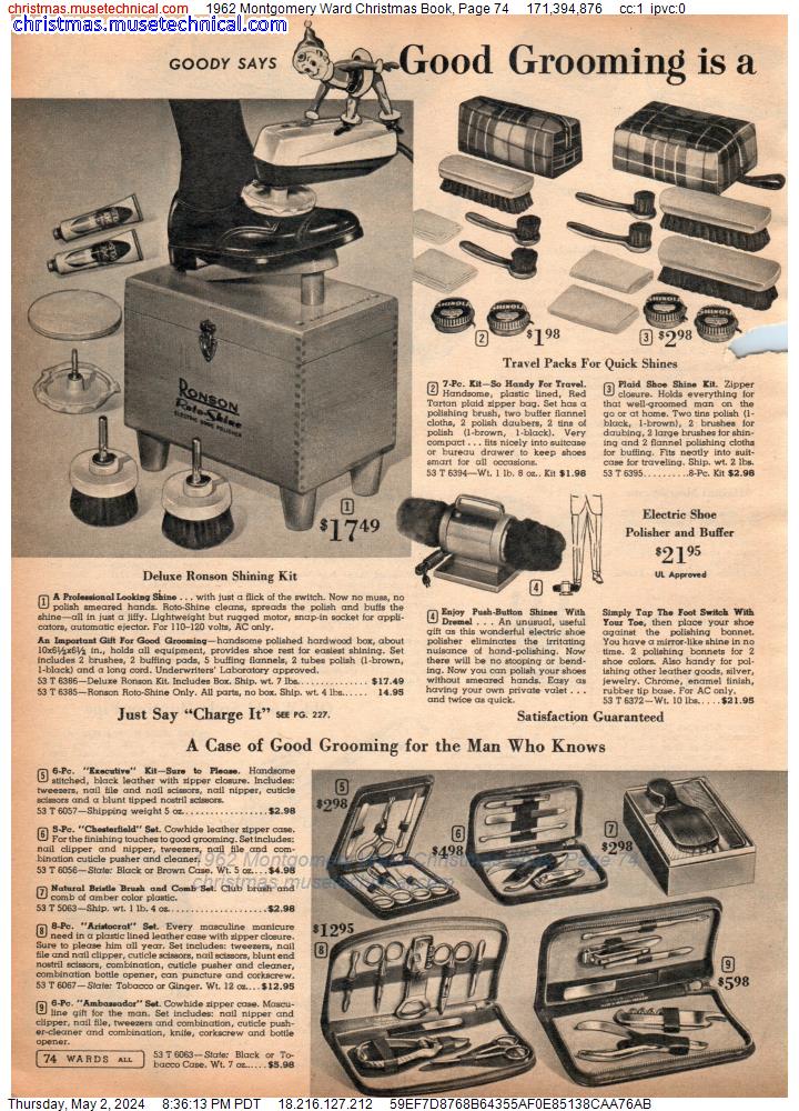 1962 Montgomery Ward Christmas Book, Page 74