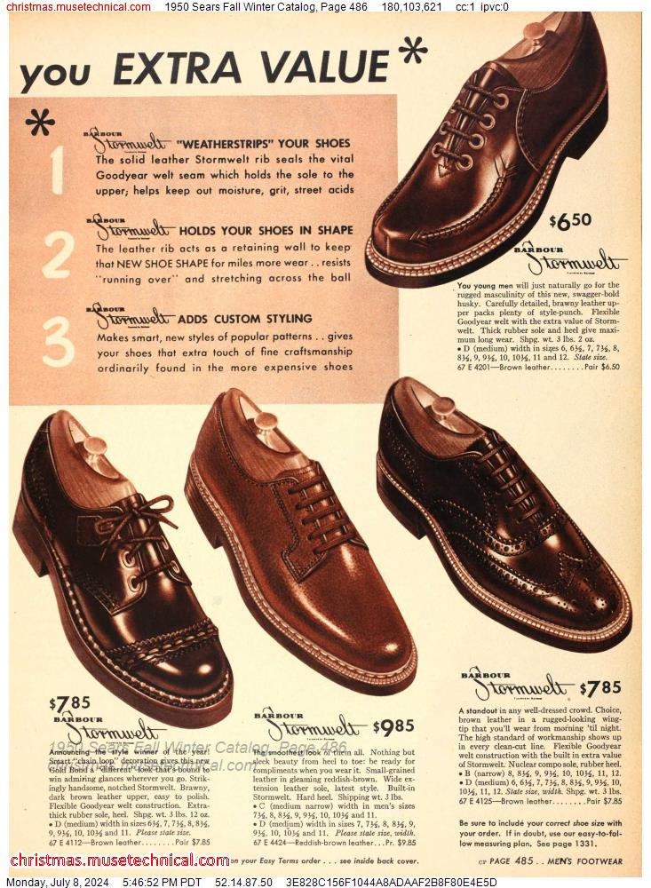 1950 Sears Fall Winter Catalog, Page 486