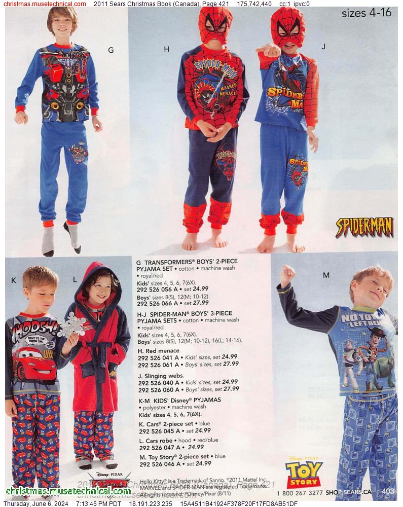 2011 Sears Christmas Book (Canada), Page 421