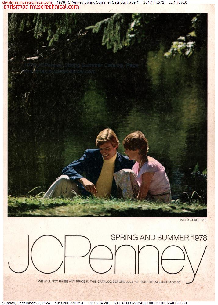 1978 JCPenney Spring Summer Catalog, Page 1