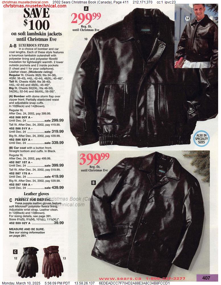 2002 Sears Christmas Book (Canada), Page 411