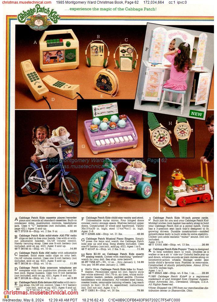 1985 Montgomery Ward Christmas Book, Page 62