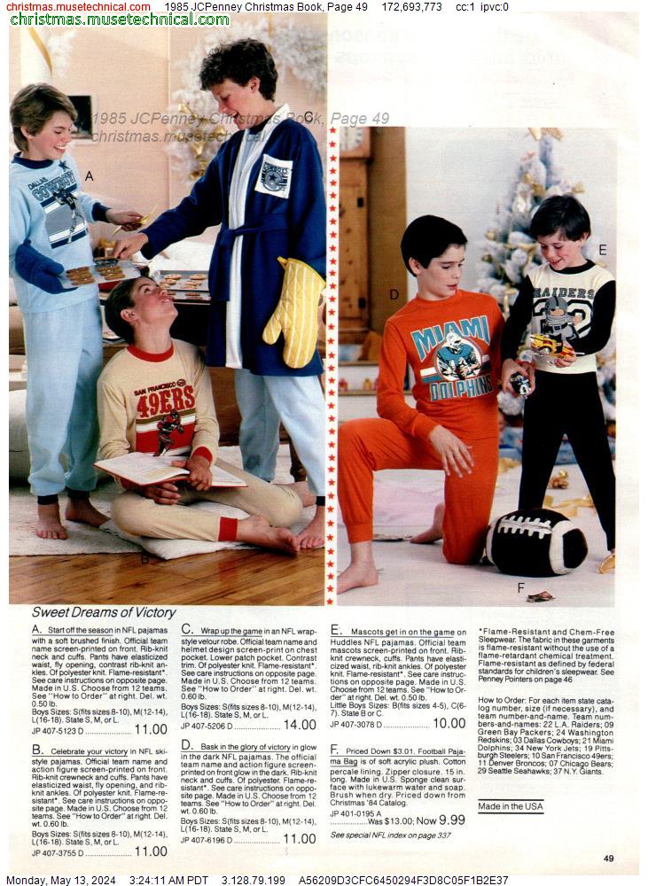 1985 JCPenney Christmas Book, Page 49