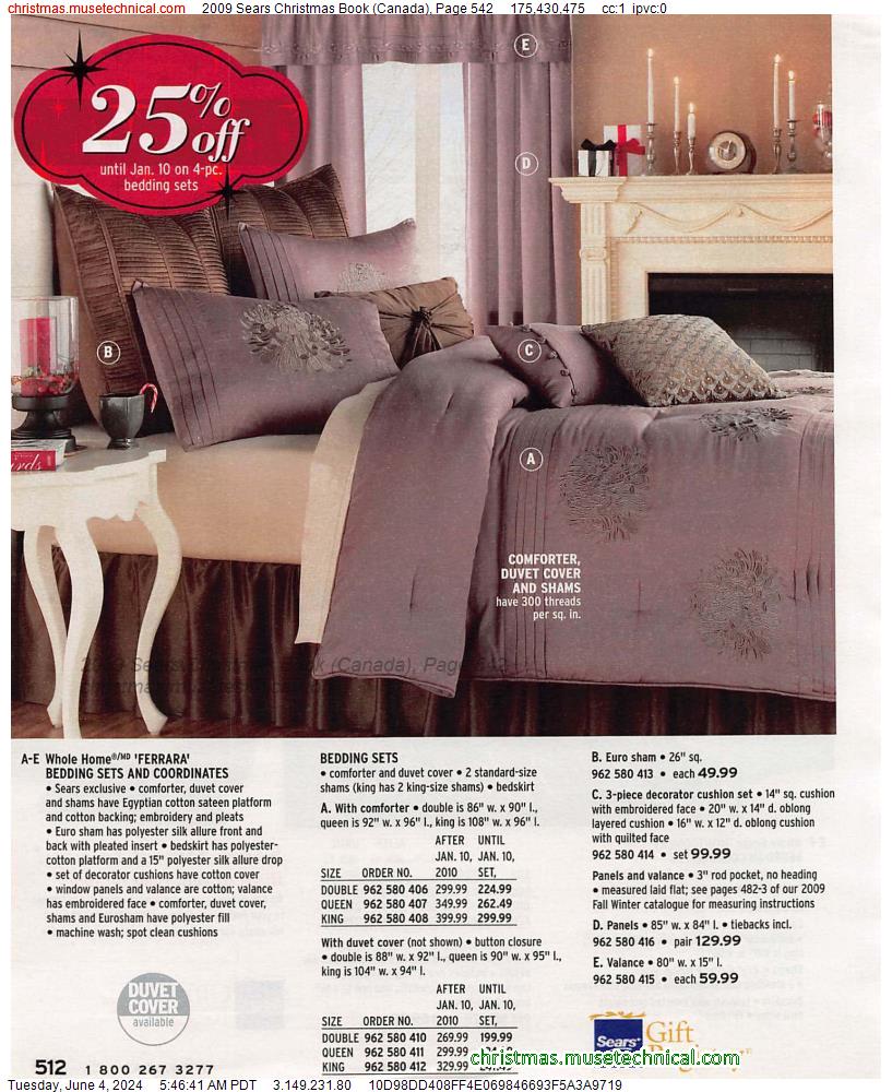 2009 Sears Christmas Book (Canada), Page 542