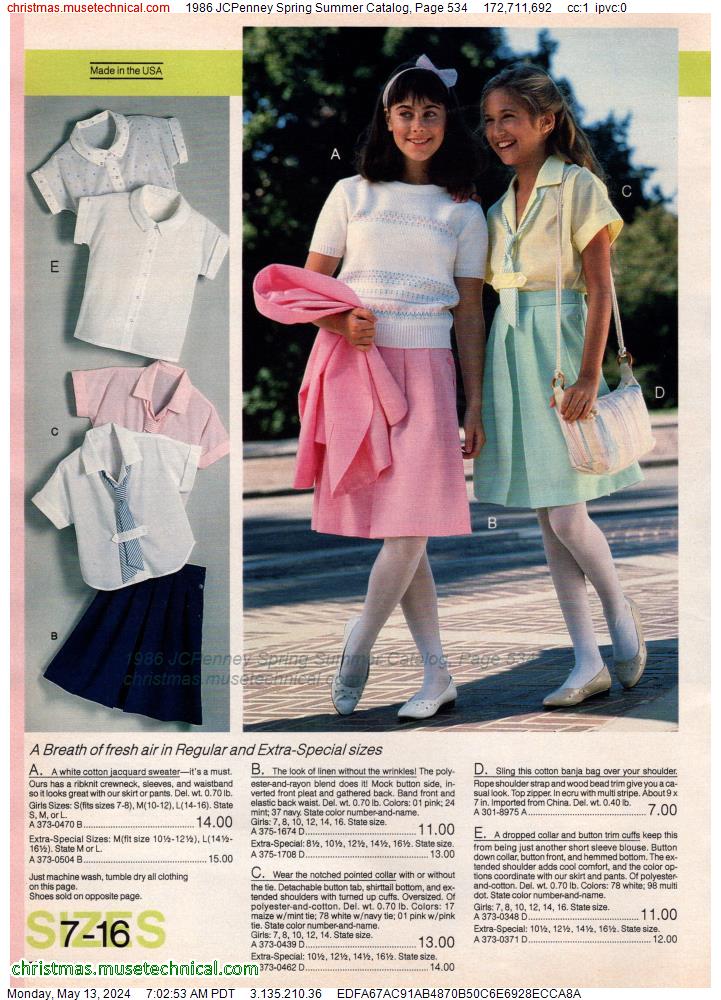 1986 JCPenney Spring Summer Catalog, Page 534