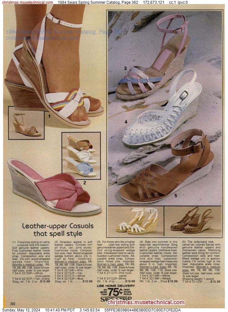 1984 Sears Spring Summer Catalog, Page 362