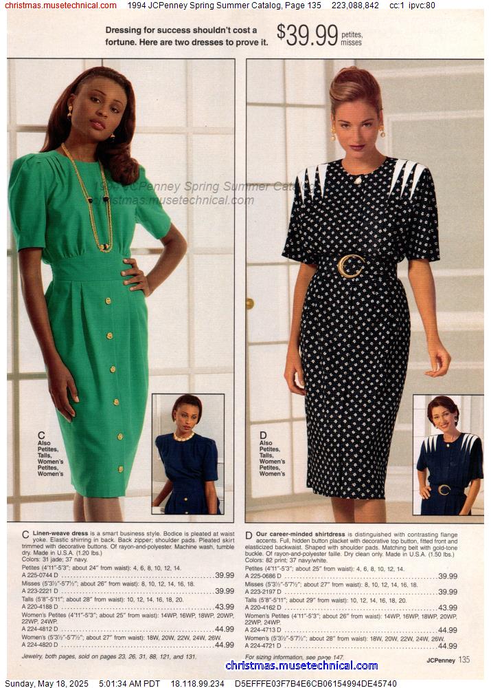 1994 JCPenney Spring Summer Catalog, Page 135