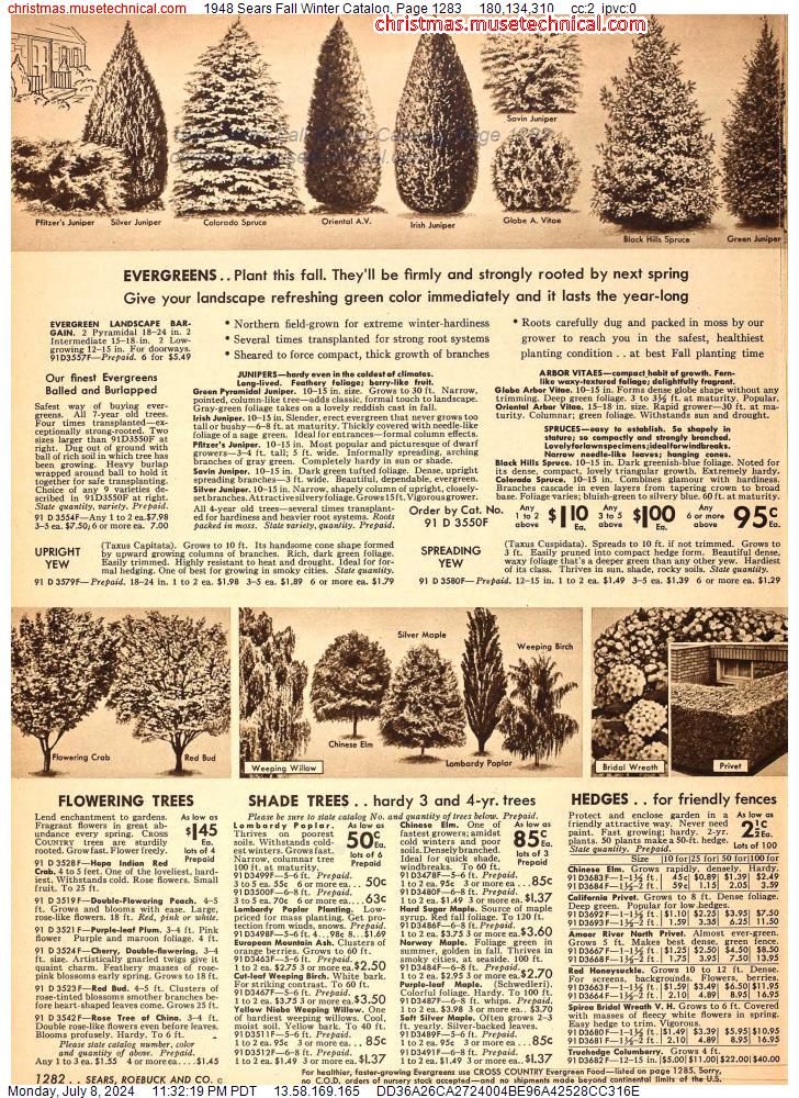 1948 Sears Fall Winter Catalog, Page 1283