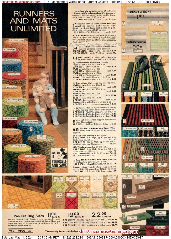 1977 Montgomery Ward Spring Summer Catalog, Page 968