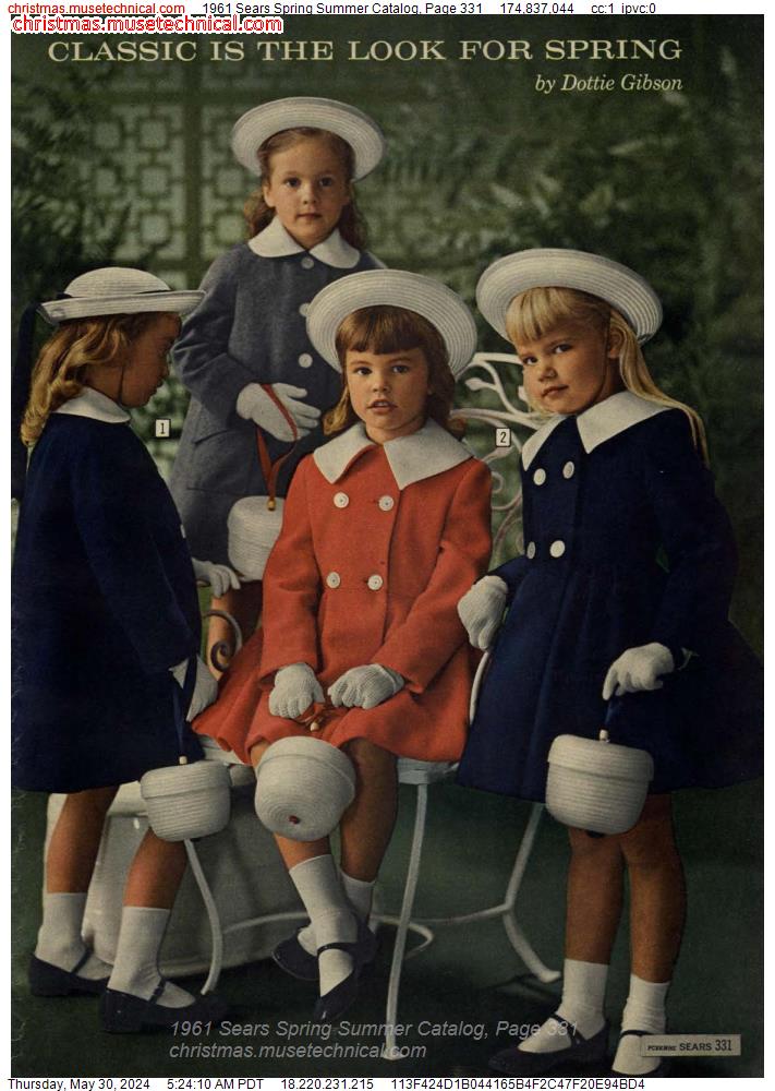 1961 Sears Spring Summer Catalog, Page 331