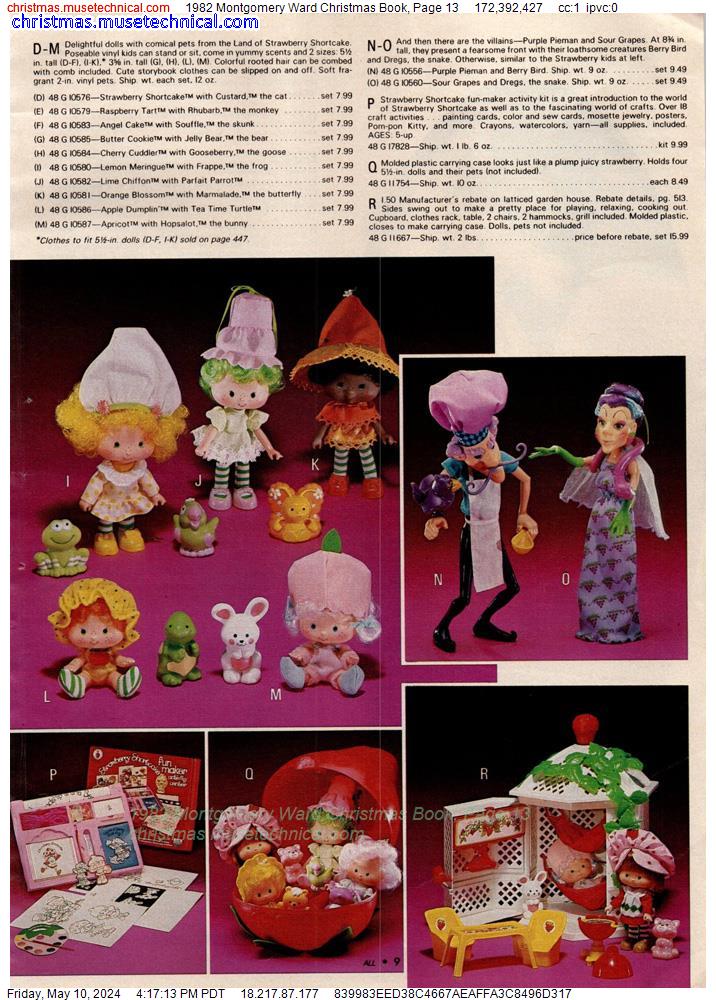1982 Montgomery Ward Christmas Book, Page 13