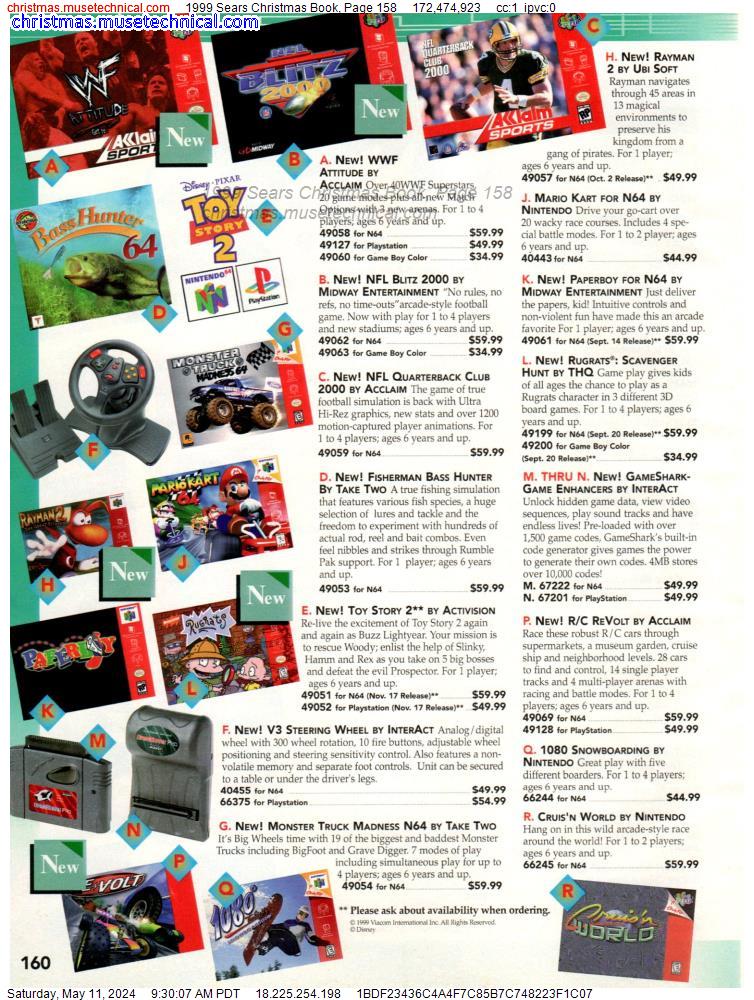 1999 Sears Christmas Book, Page 158