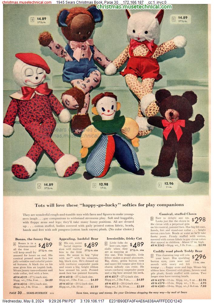 1945 Sears Christmas Book, Page 30
