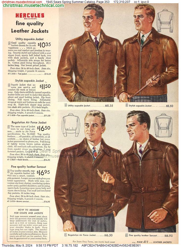 1945 Sears Spring Summer Catalog, Page 353